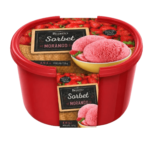 Sorbet Morango Beguetto 1,5L
