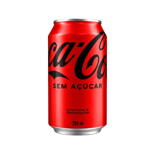 Refrigerante Zero Lata Coca Cola 350ml