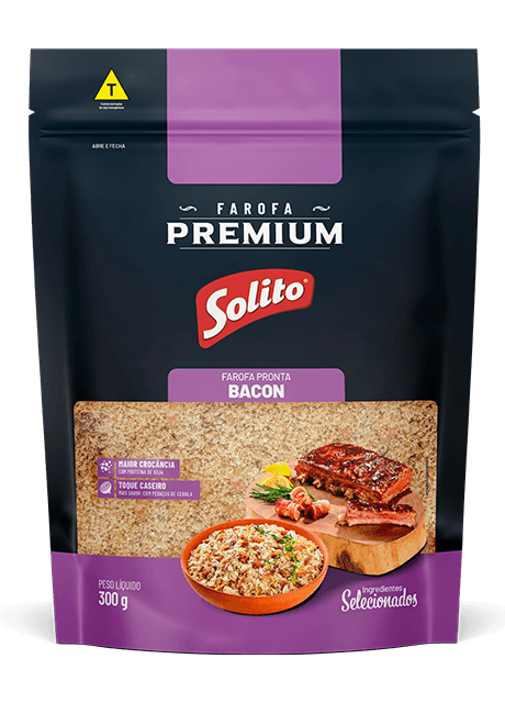 Farofa Premium Bacon Solito 300g