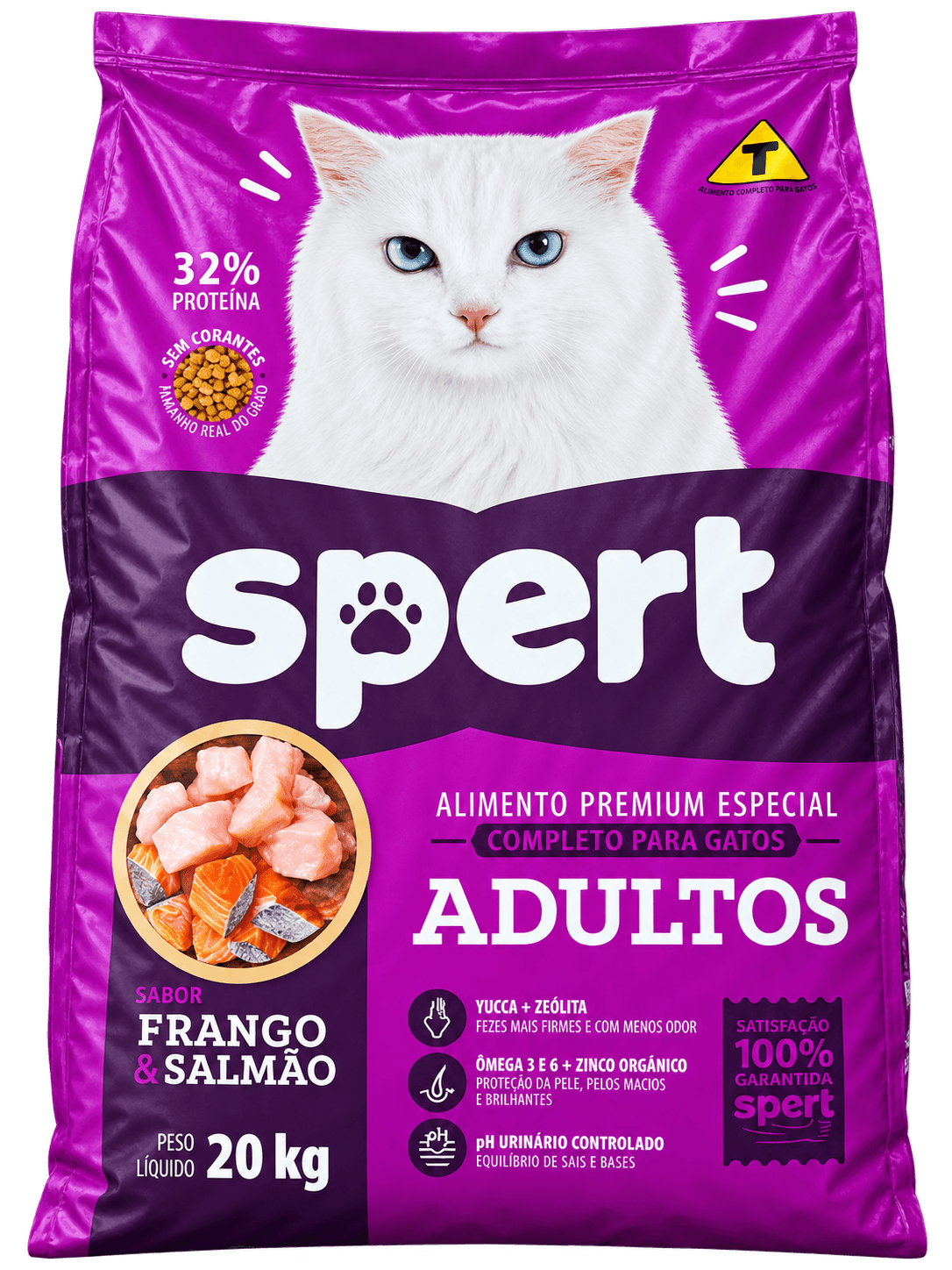 Spert Gatos Adultos Frango e Salmão 20kg
