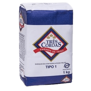Farinha de Trigo Tipo 1 Três Coroas 1Kg