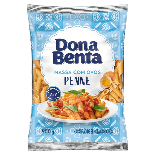 Macarrão Massa c/Ovos Penne Dona Benta 500g