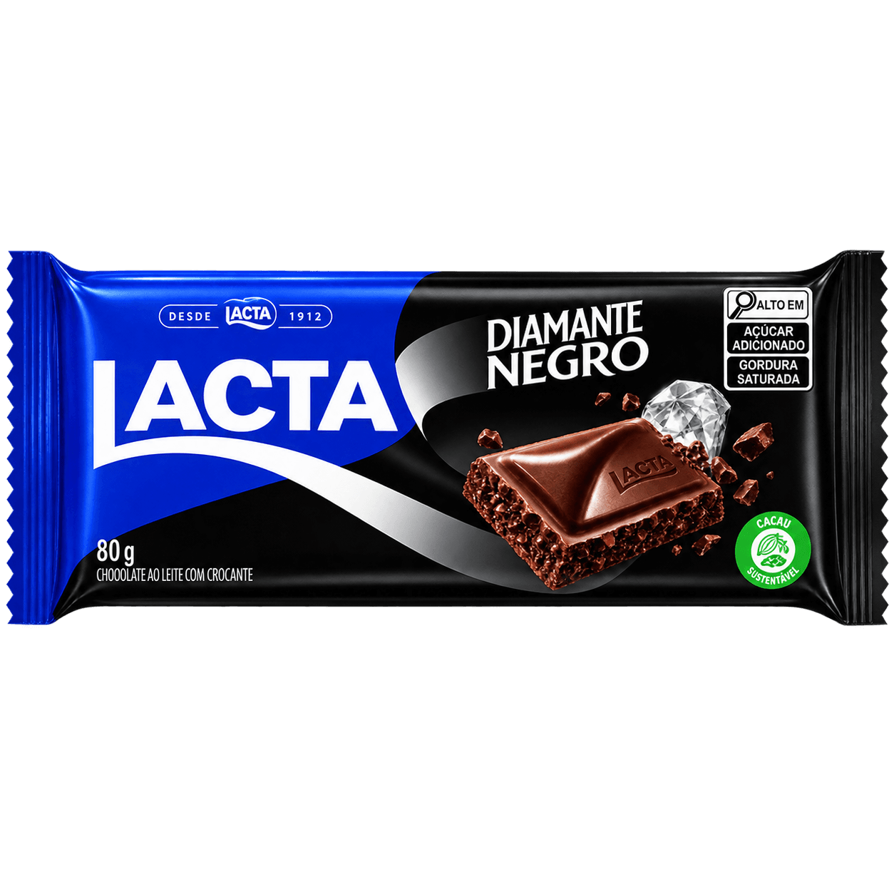 Lacta Diamante Negro 80g