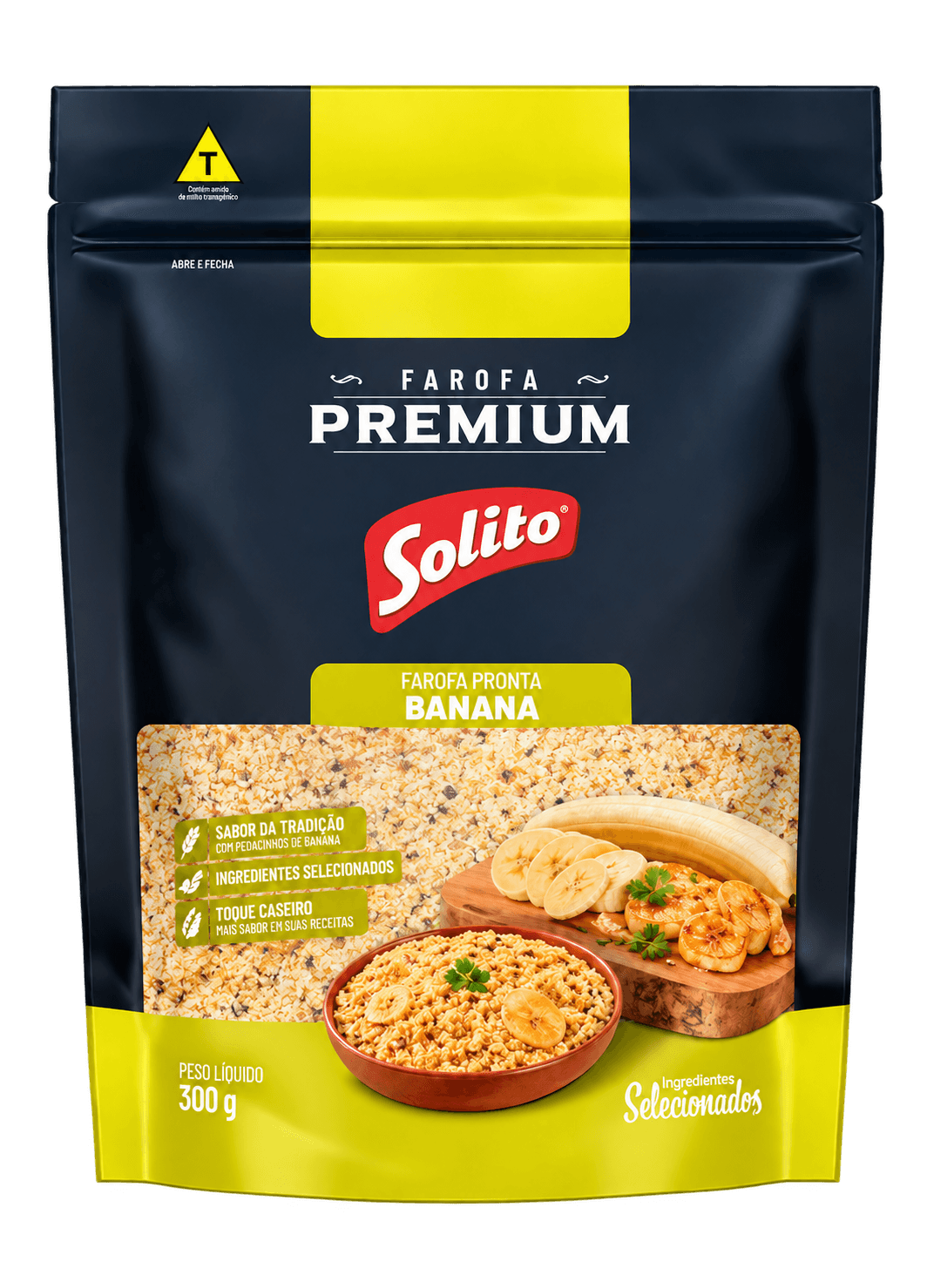 Farofa Premium Banana Solito 300g