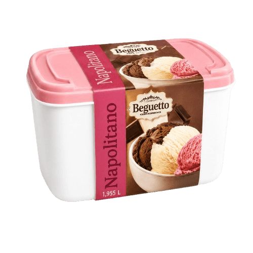 Sorvete Napolitano Beguetto 1,995L