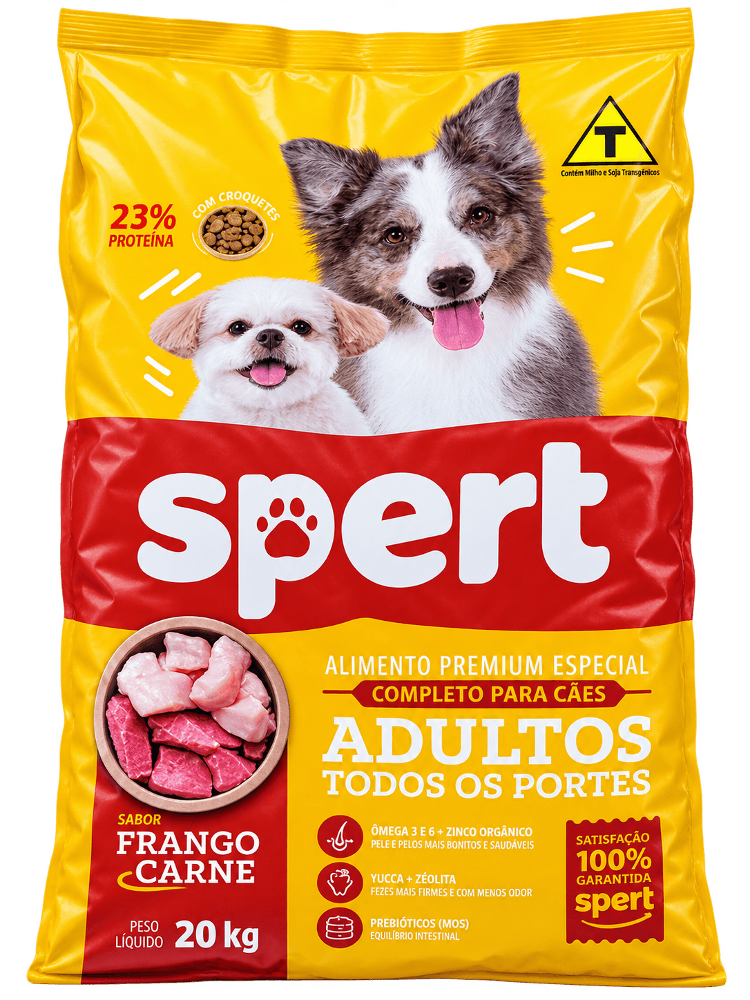 Spert Adultos Frango e Carne 20kg