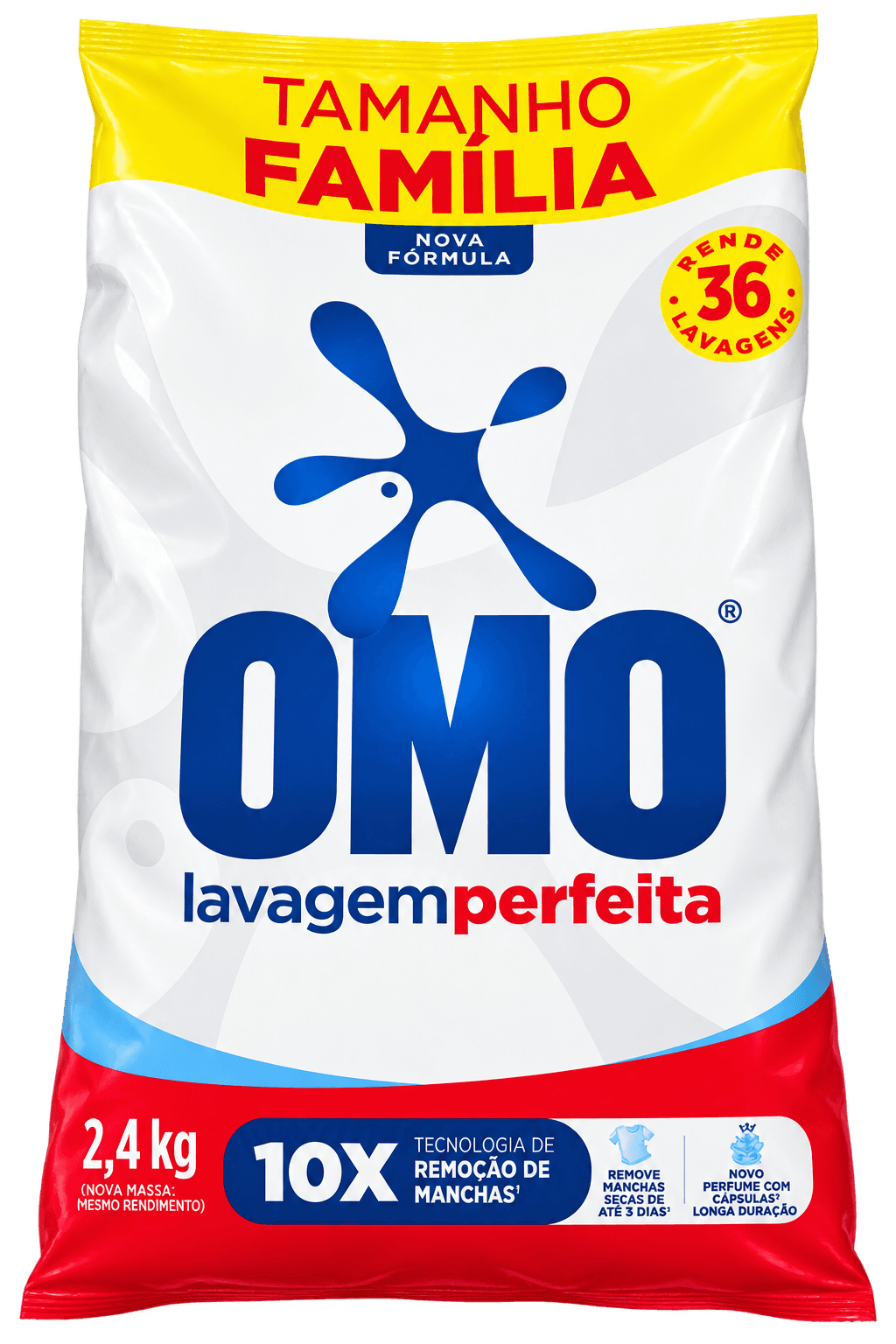 Sabão em Pó OMO Tamanho Família 2,4kg