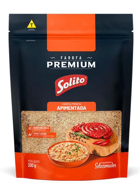 Farofa Premium Apimentada Solito 300g