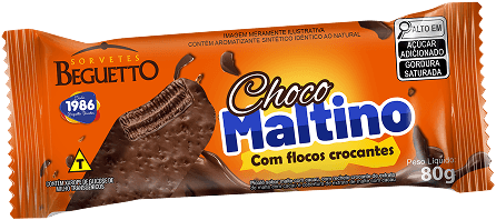 Picolé Choco Maltino Beguetto 80g