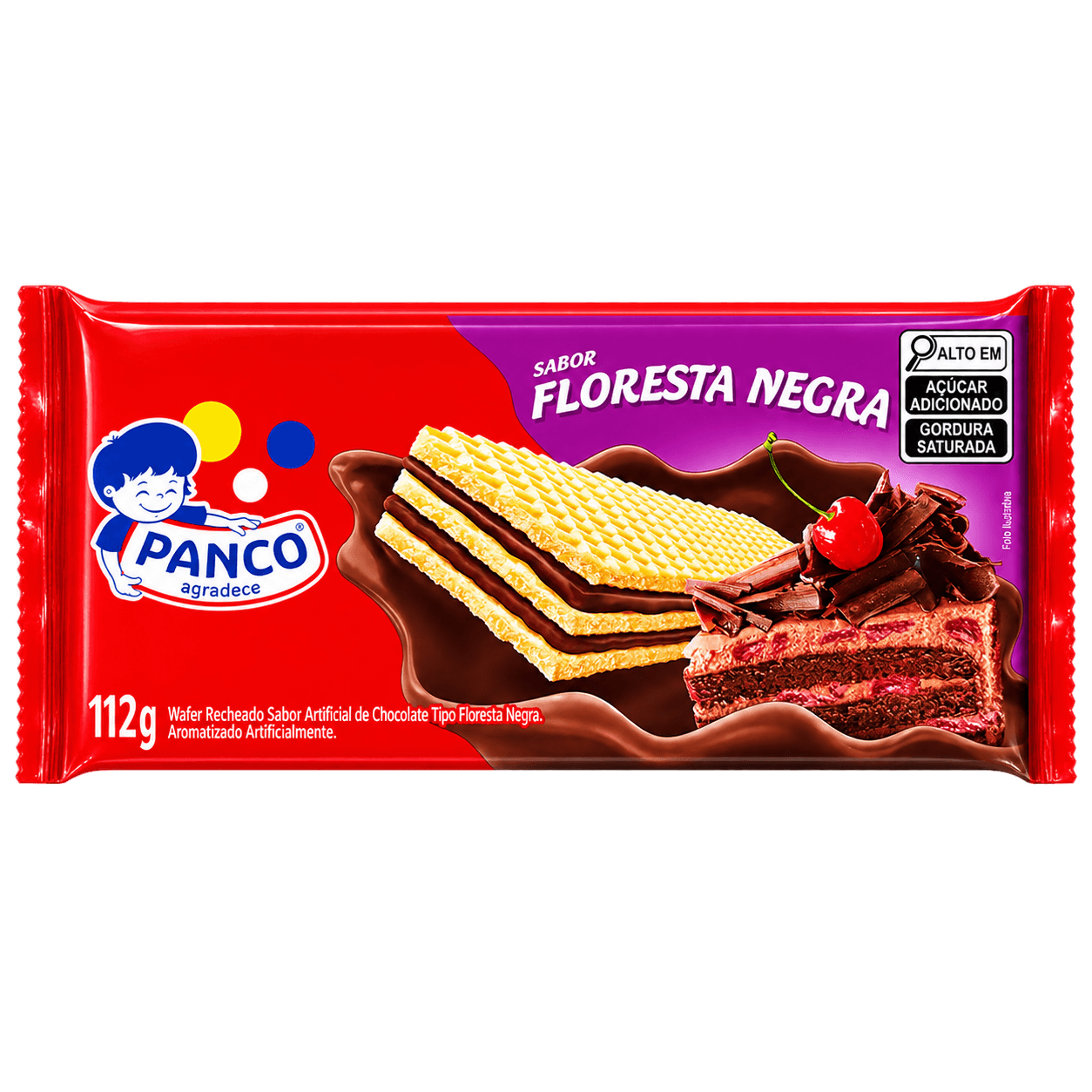 Wafer Floresta Negra Panco 112g