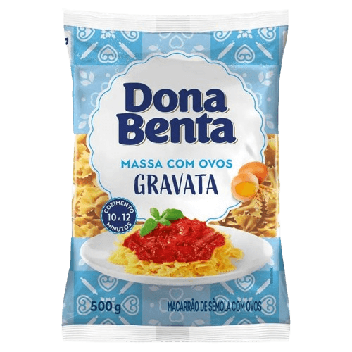 Macarrão Massa c/Ovos Gravata Dona Benta 500g