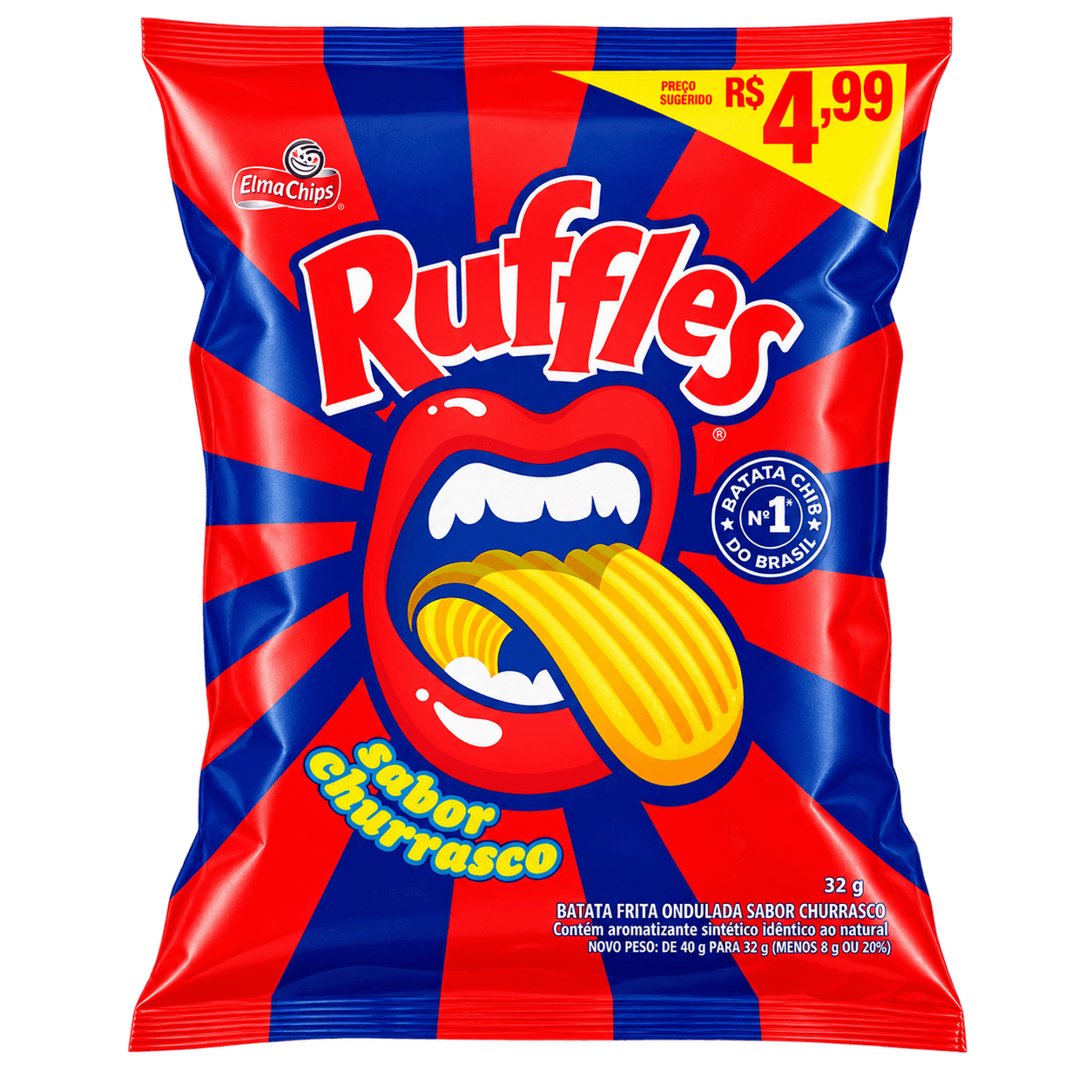 Batata Frita Ruffles Churrasco 32g