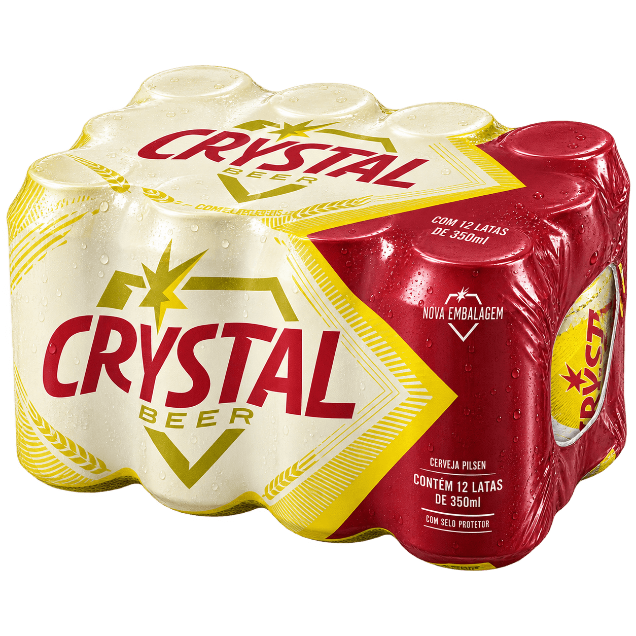 Fardo Crystal Beer 12x350ml
