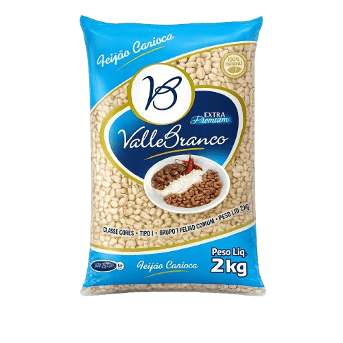 Feijão Valle Branco 2Kg