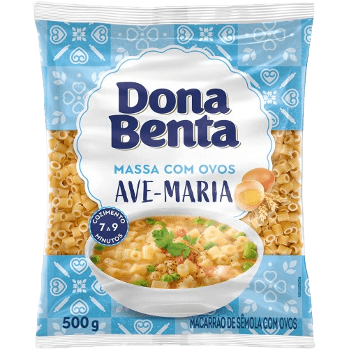 Macarrão Massa c/Ovos Ave Maria Dona Benta 500g